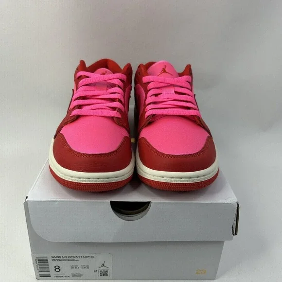 Nike Shoes Air Jordan 1 Low SE WMNS “Pink Blast/Valentine’s Day” 2024 - Picture 2 of 5